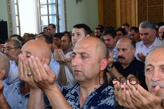 Eid prayer performed in all mosques in Azerbaijan on occasion of Ramadan holiday  Azerbaijan, Baku, June 15, 2018